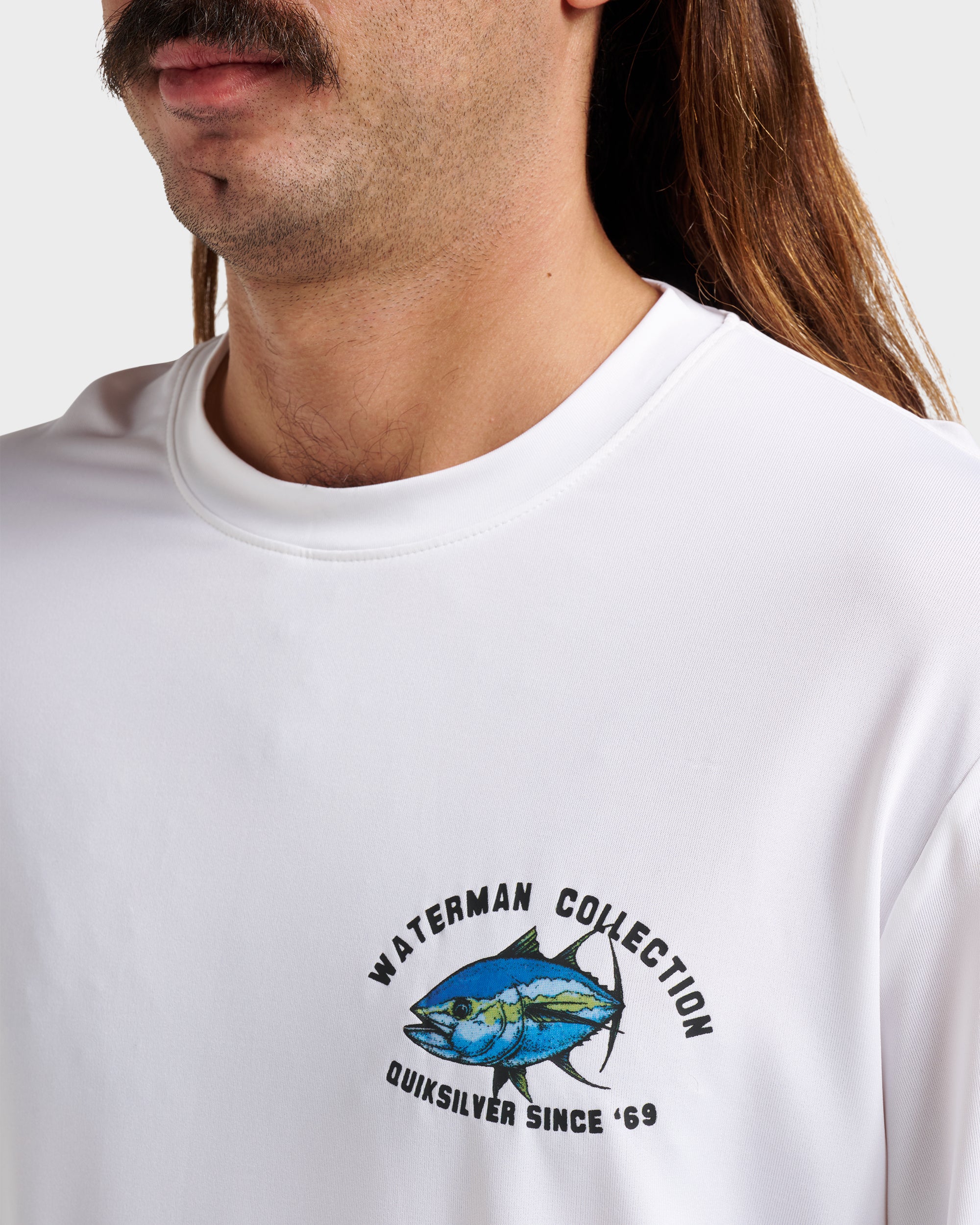 Waterman Coolbreeze Long Sleeve Surf Tee - White - Image 4
