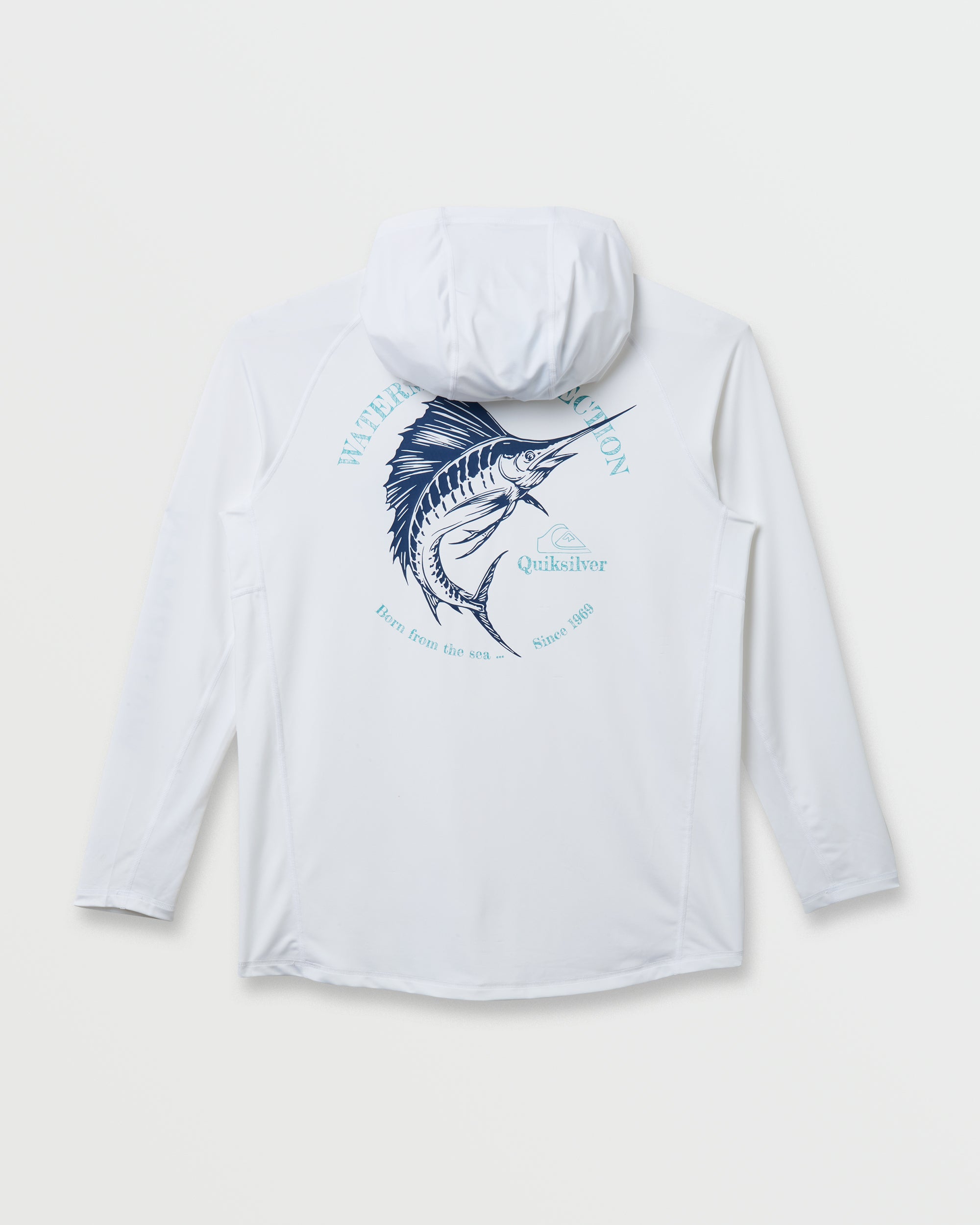 Waterman Marley Hooded Surf Tee - White - Image 3