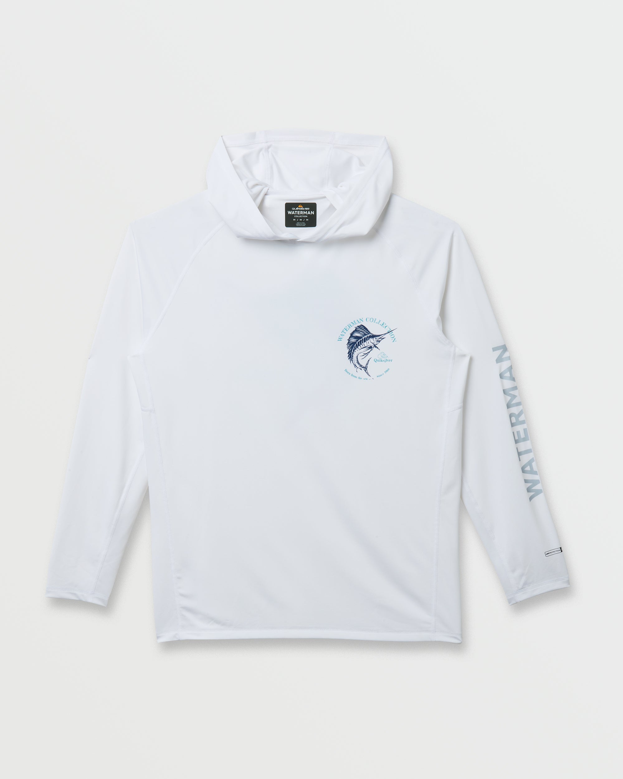 Waterman Marley Hooded Surf Tee - White - Image 2