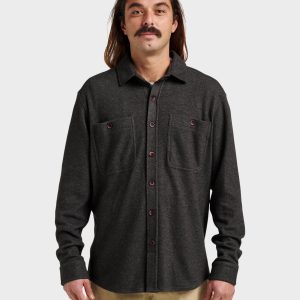Waterman Harvest Flannel Shirt - Charcoal Heather