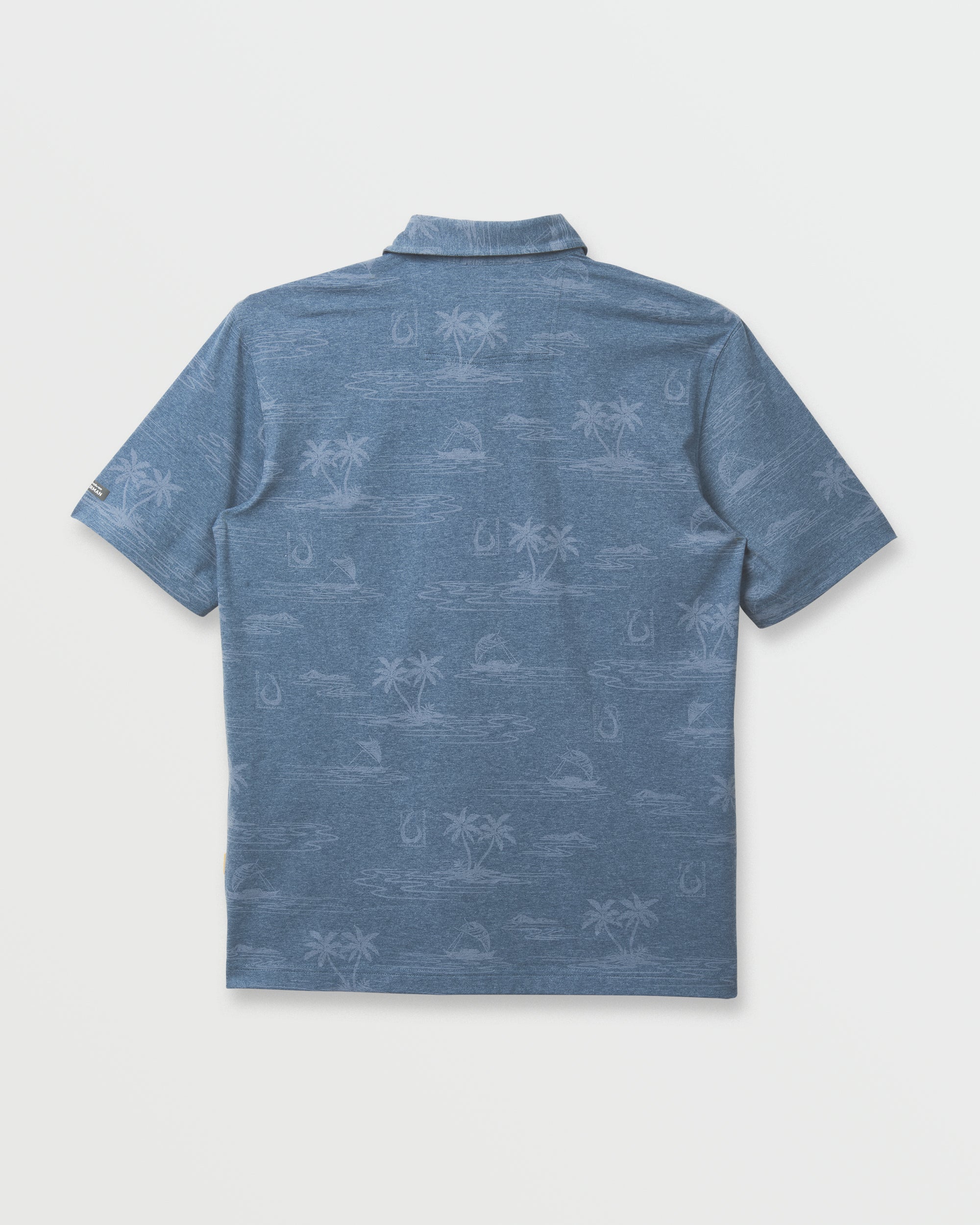 Waterman Island Daze Polo T-Shirt - Real Teal Heather - Image 6