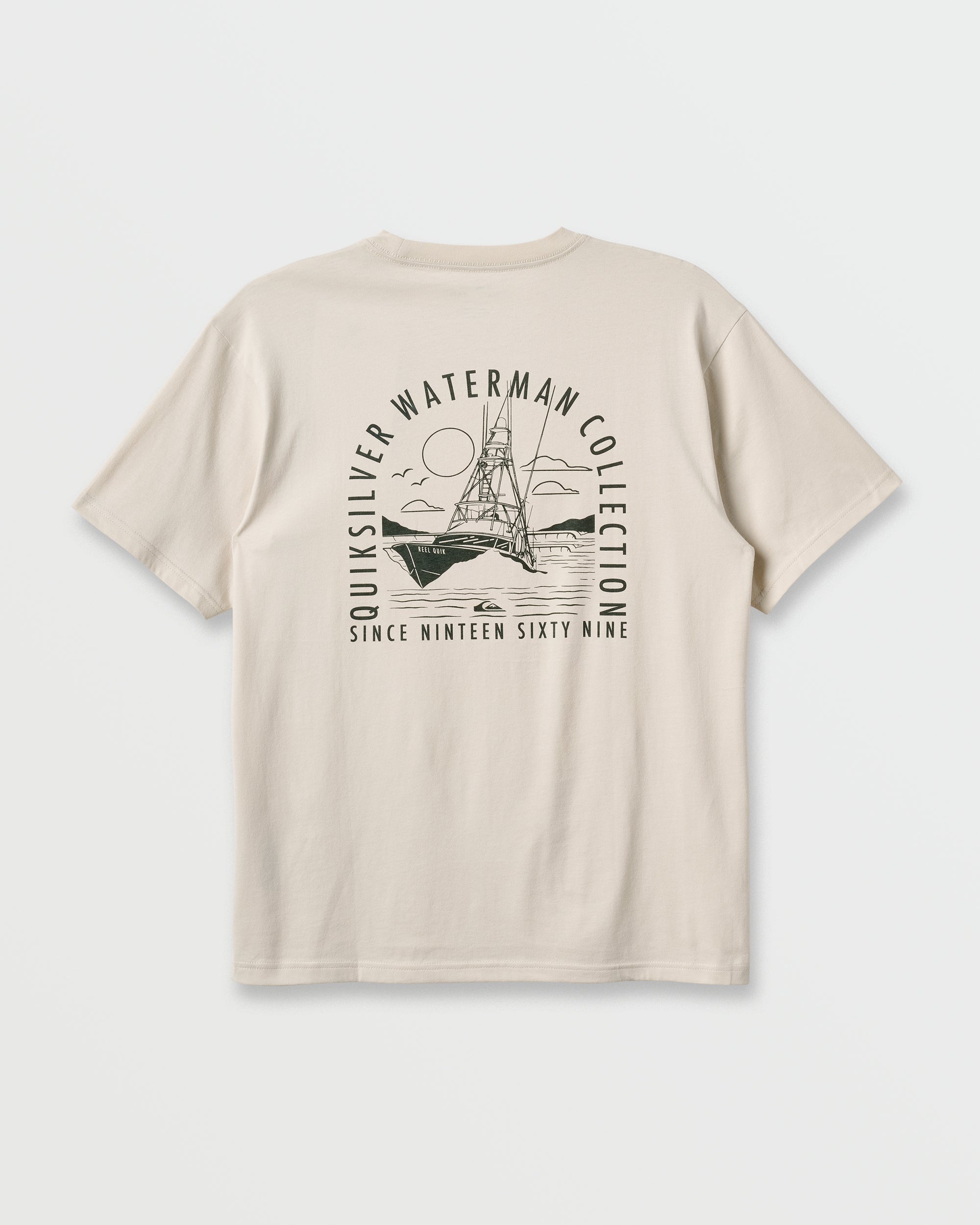 Waterman Out To Sea Classic T-shirt - Moonbeam - Image 6