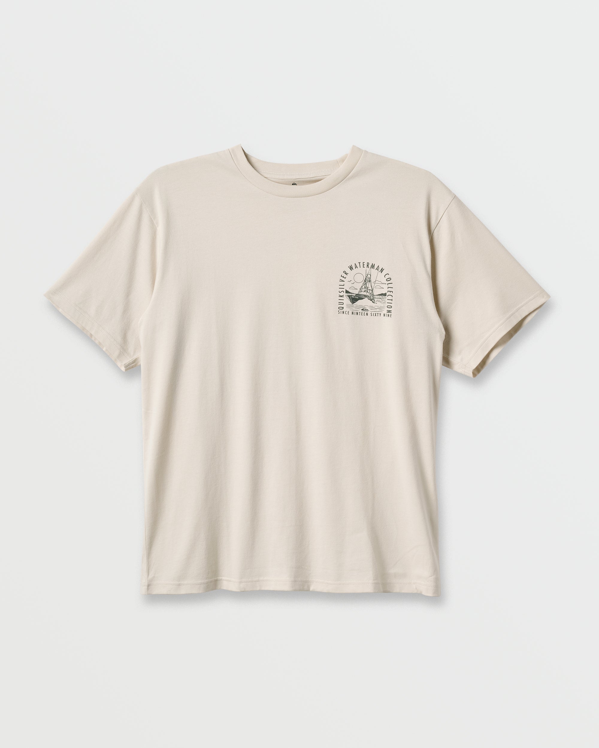 Waterman Out To Sea Classic T-shirt - Moonbeam - Image 5