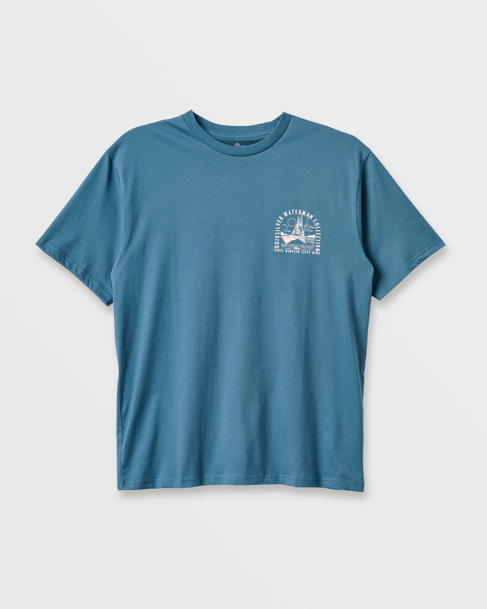 Waterman Out To Sea Classic T-shirt - Real Teal - Image 5