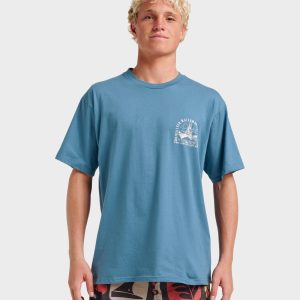 Waterman Out To Sea Classic T-shirt - Real Teal
