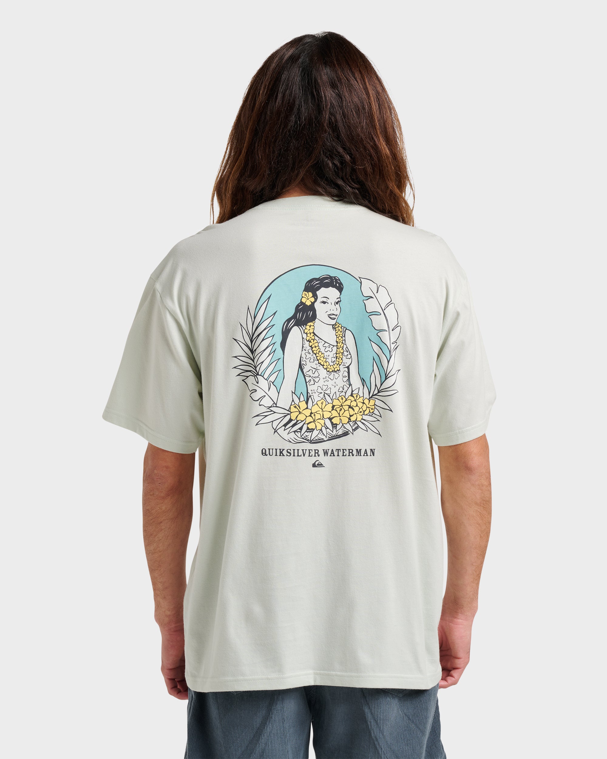 Waterman Aloha Sunset Classic T-shirt - Smoke - Image 2