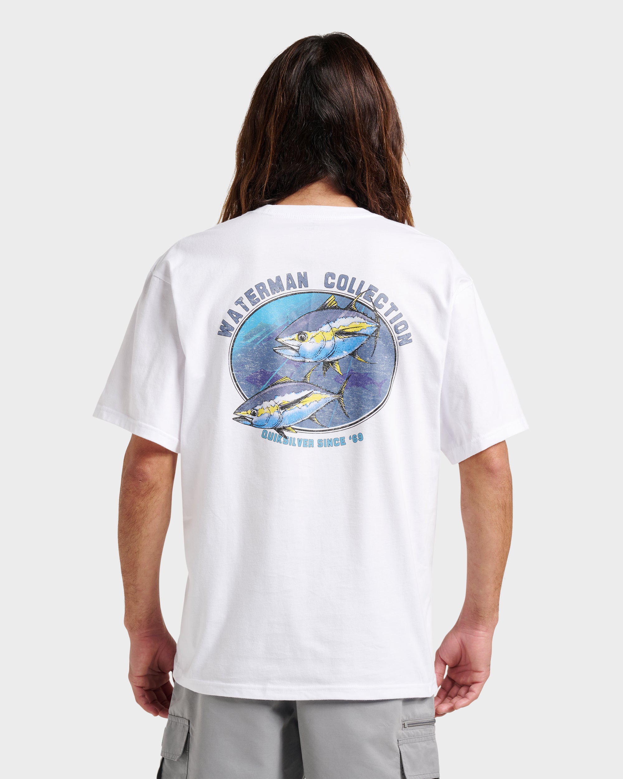 Waterman Double Ahi Classic T-shirt - White - Image 2