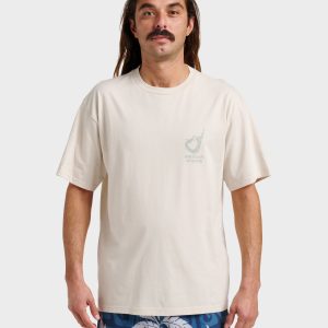 Waterman Hooked On Classic T-shirt - Moonbeam
