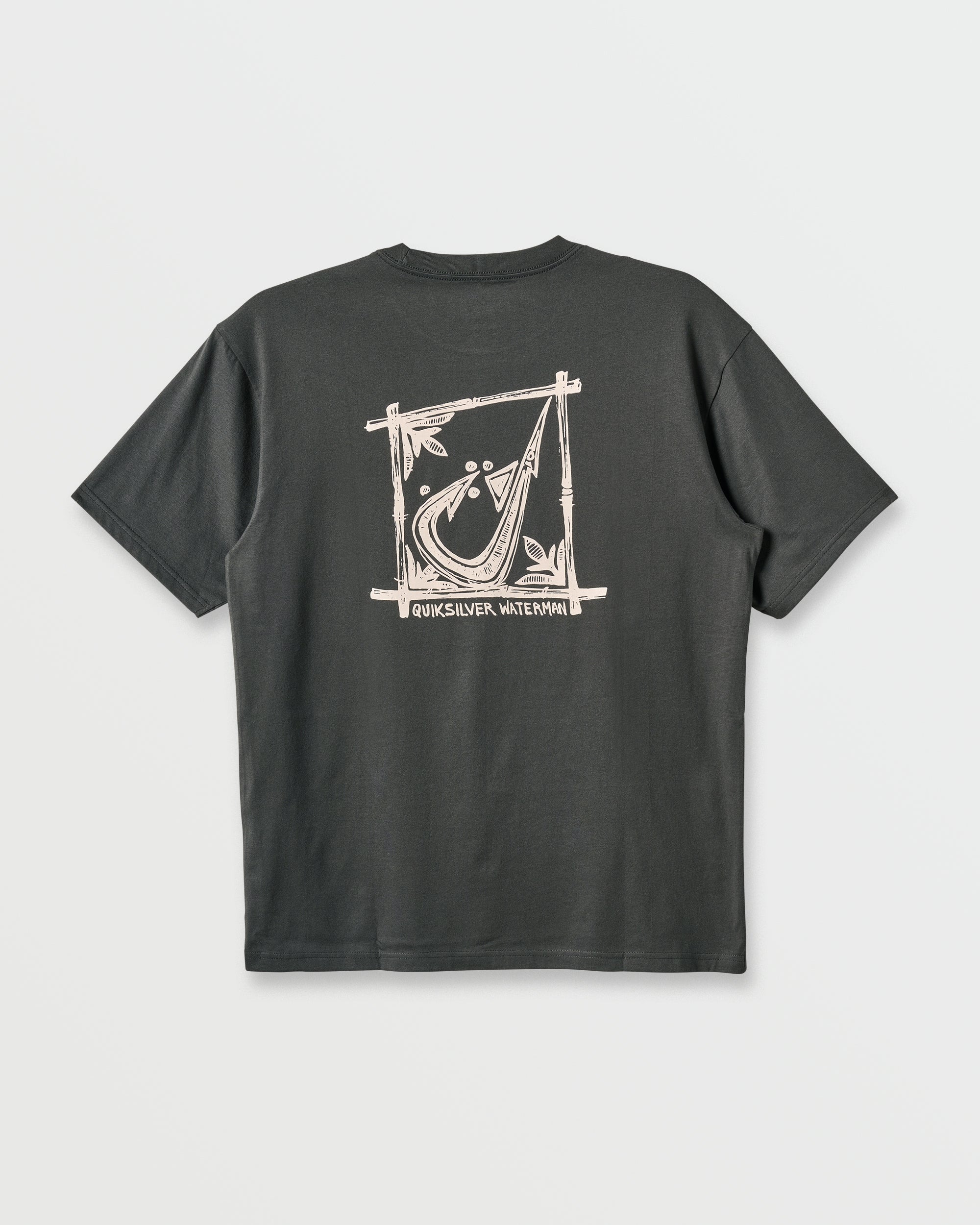 Waterman Hooked On Classic T-shirt - Phantom - Image 6