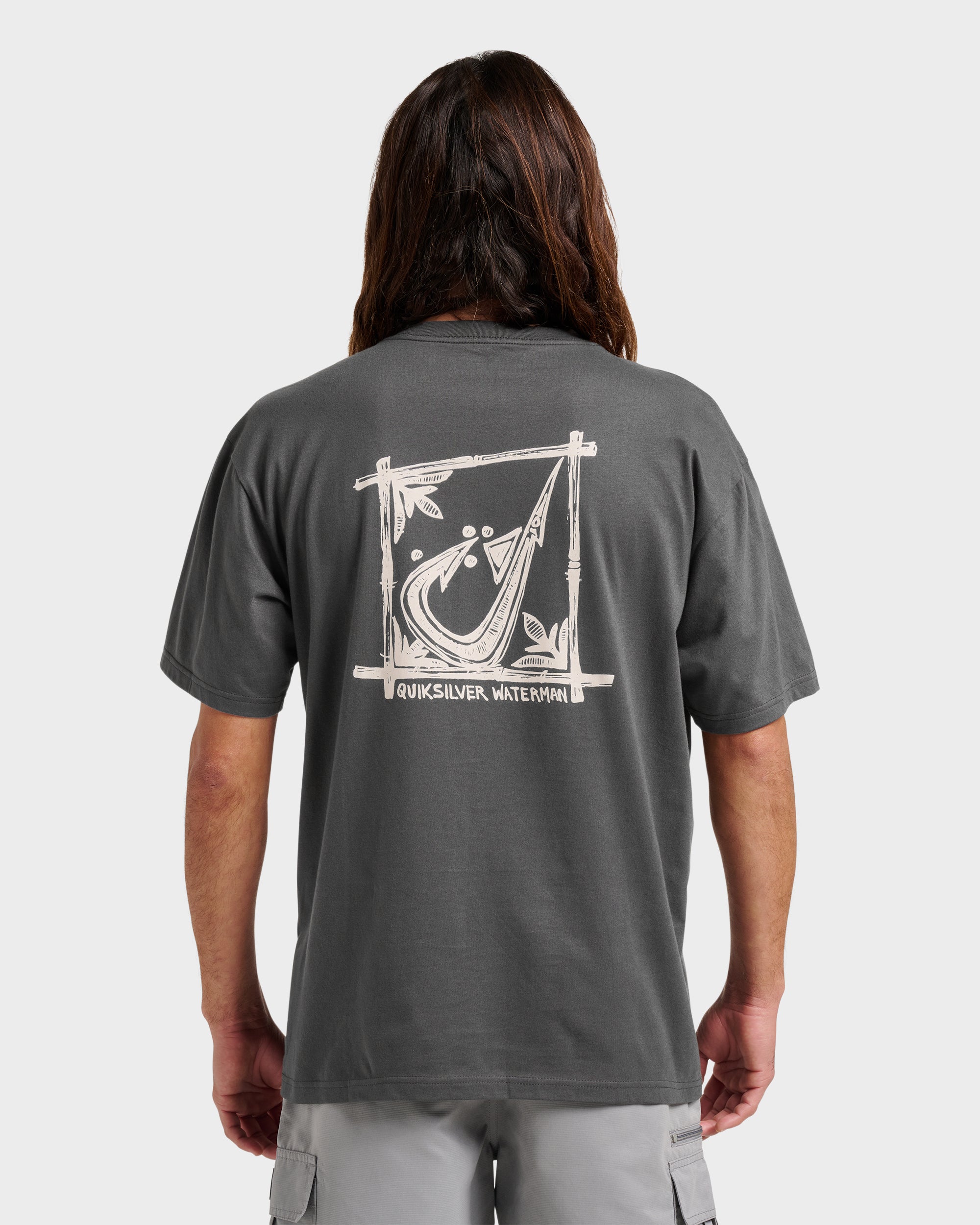 Waterman Hooked On Classic T-shirt - Phantom - Image 2