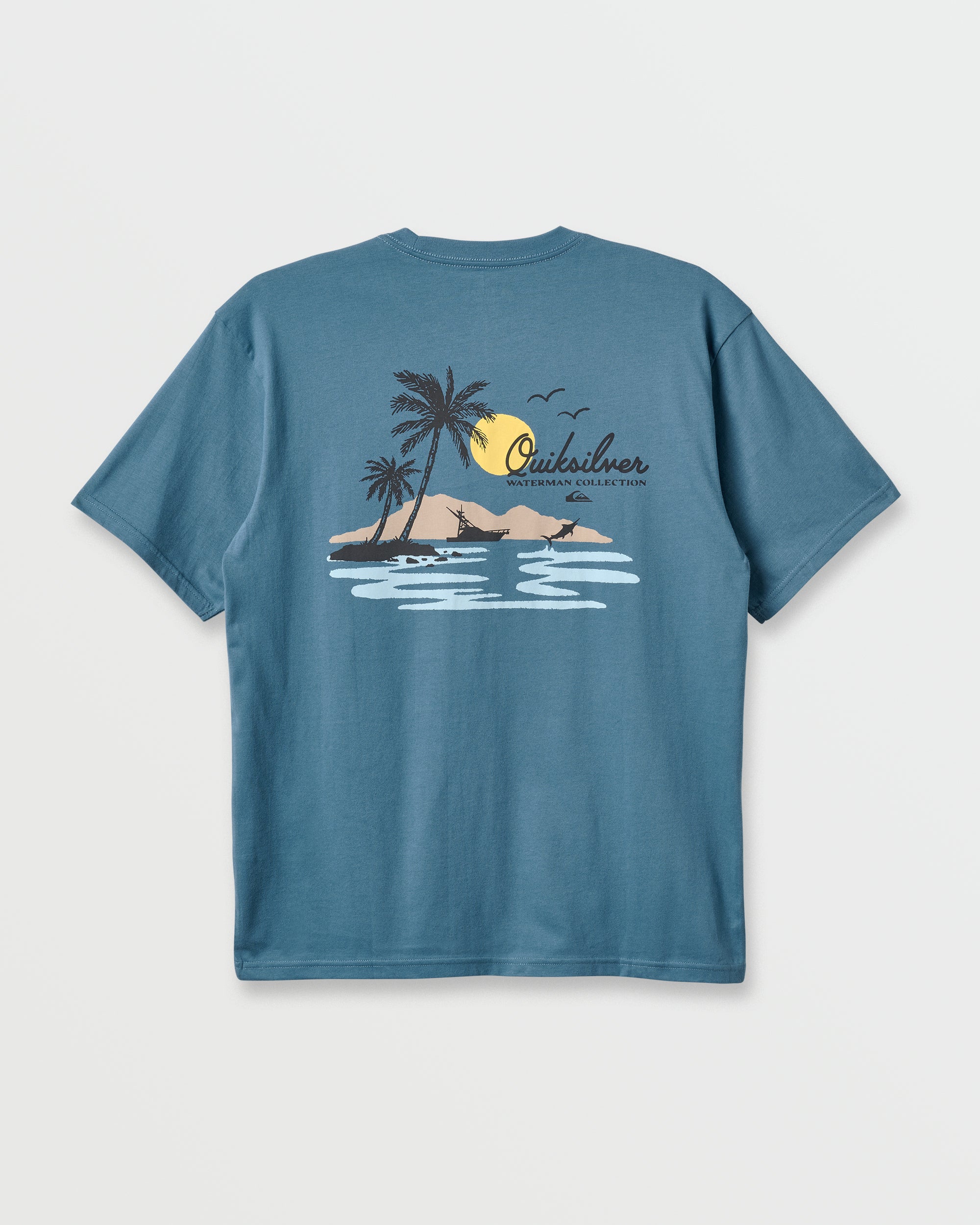 Waterman Pleasure Island Classic T-shirt - Real Teal - Image 6