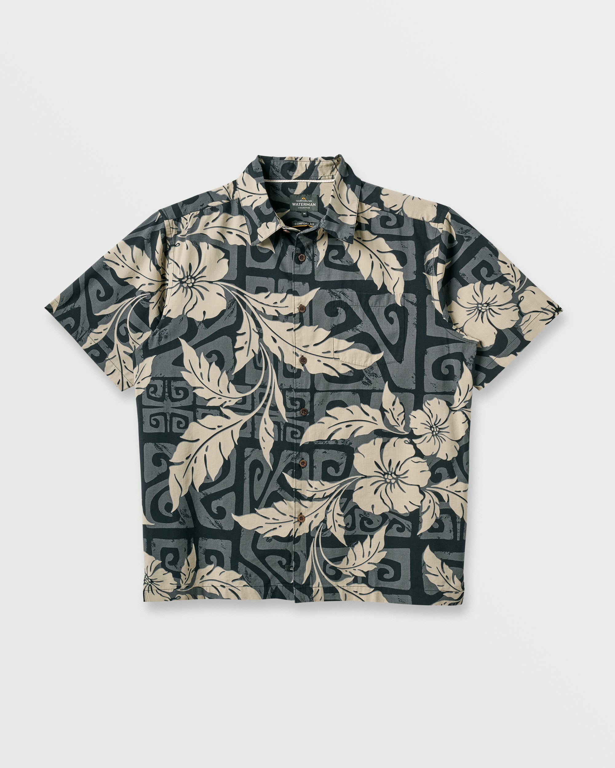 Waterman Beach Shack Shirt - Black - Image 5