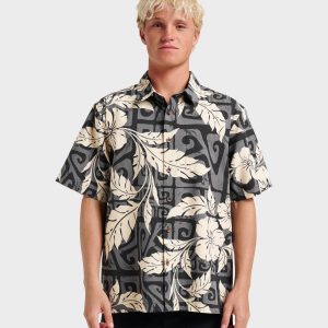 Waterman Beach Shack Shirt - Black