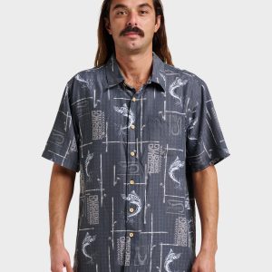 Waterman Big Day Short Sleeve Shirt - Phantom