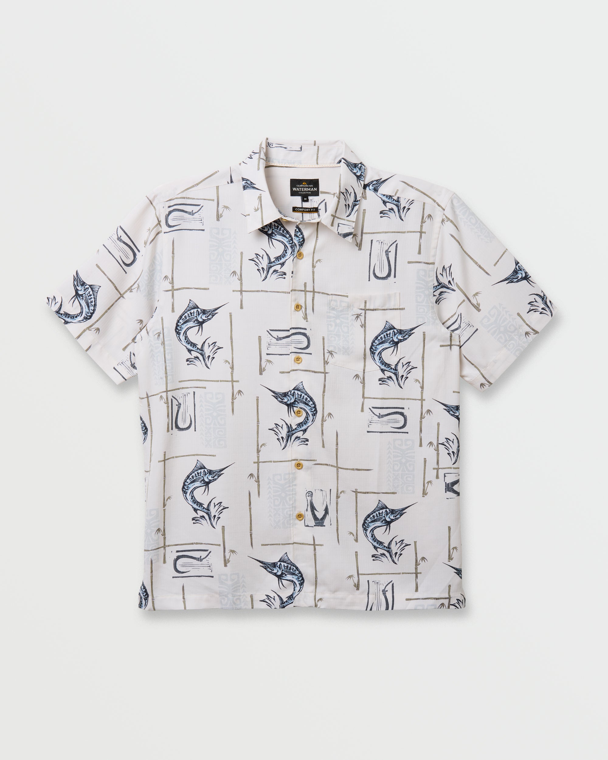 Waterman Big Day Short Sleeve Shirt - White - Image 5