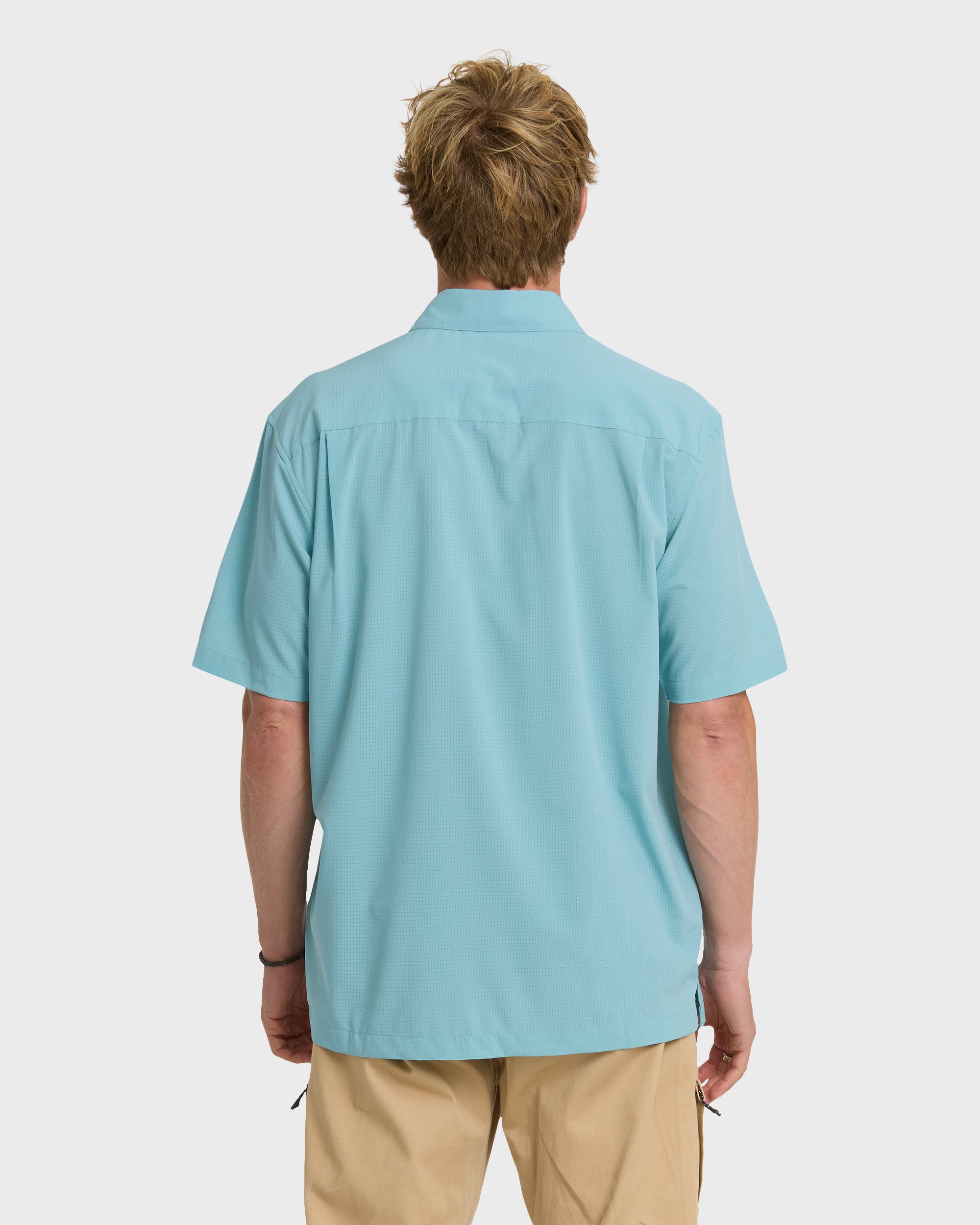 Chaser Short Sleeve Woven Shirt - Reef Waters - Image 2