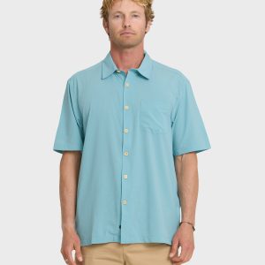 Chaser Short Sleeve Woven Shirt - Reef Waters