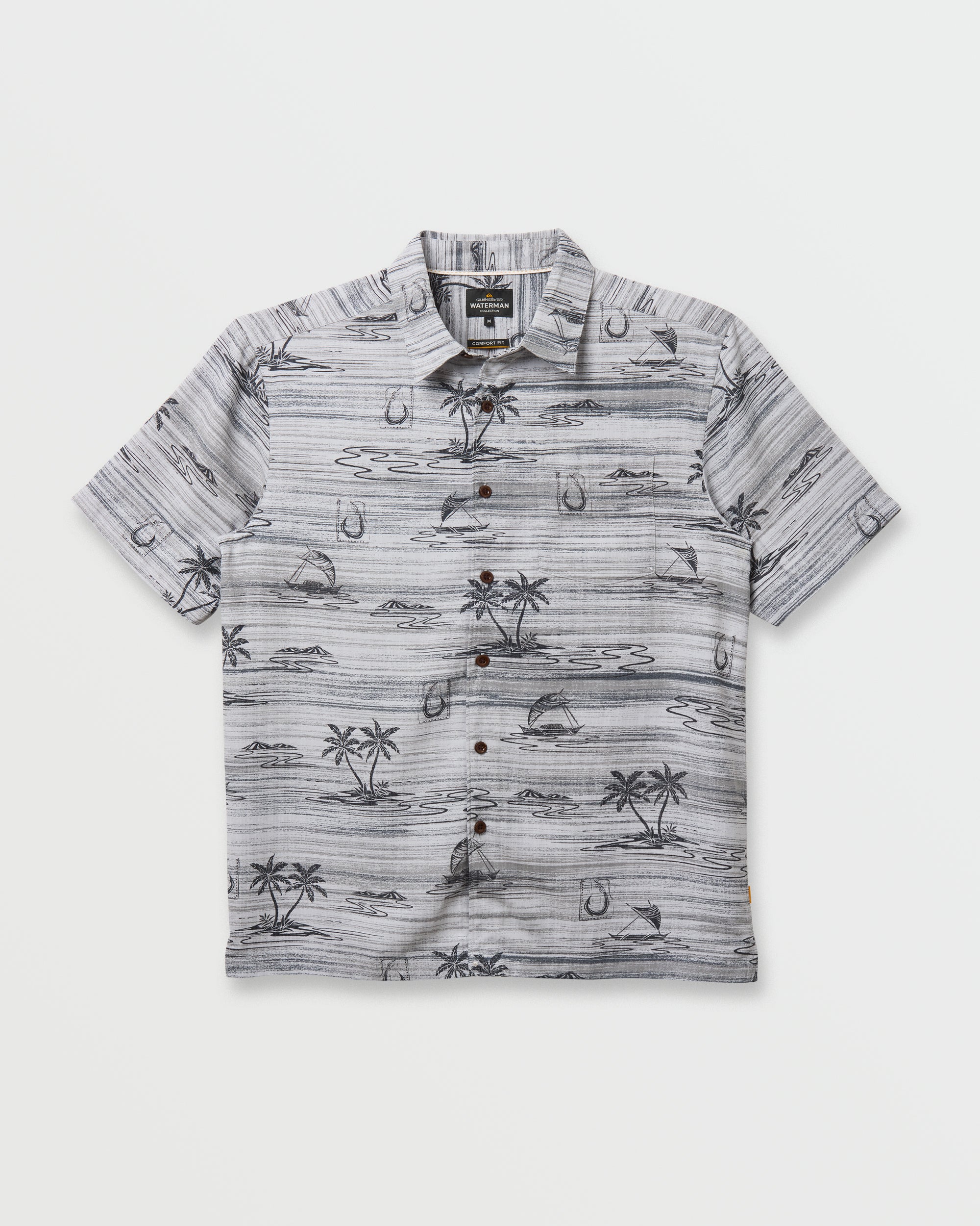 Waterman Island Daze Short Sleeve Shirt - Phantom - Image 5