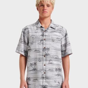 Waterman Island Daze Short Sleeve Shirt - Phantom