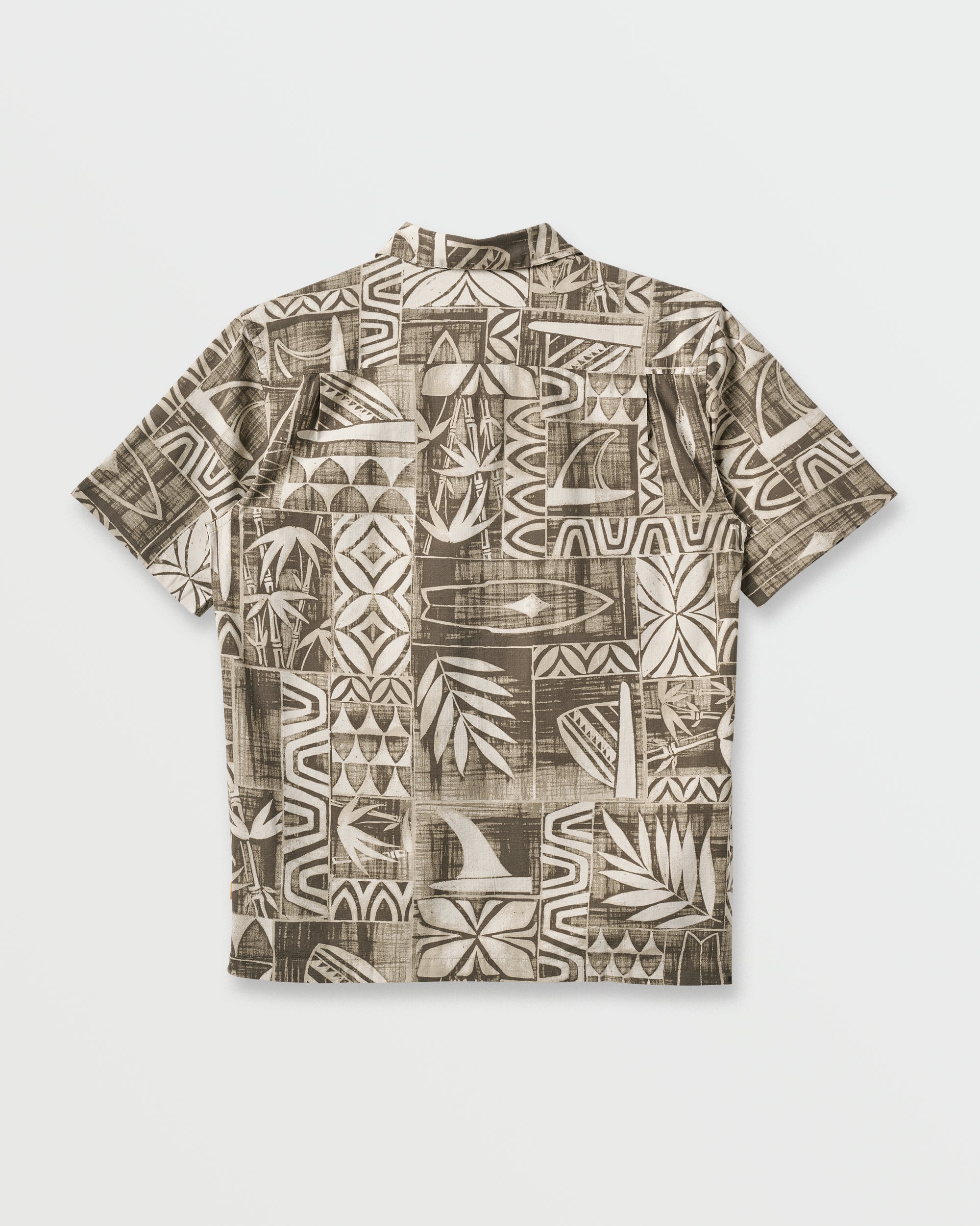 Waterman Talk Story Short Sleeve Shirt - Moonbeam - Image 6