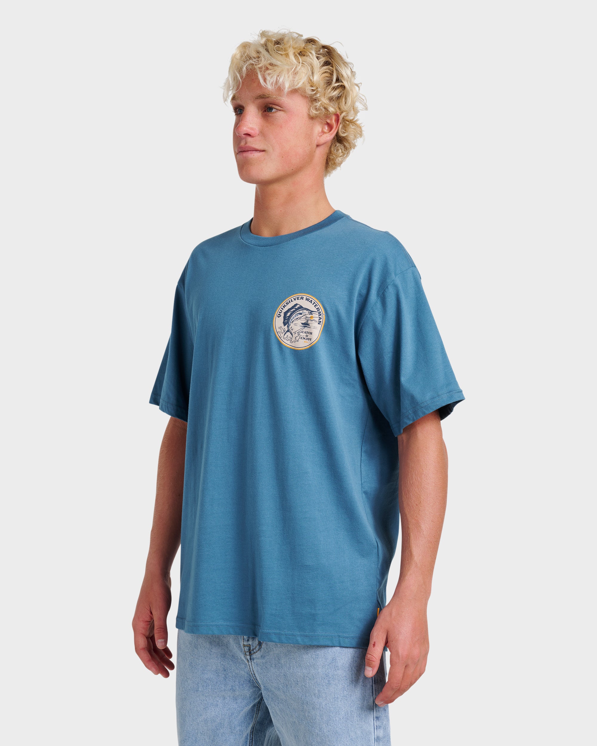Waterman Catch & Release Classic T-shirt - Real Teal - Image 3