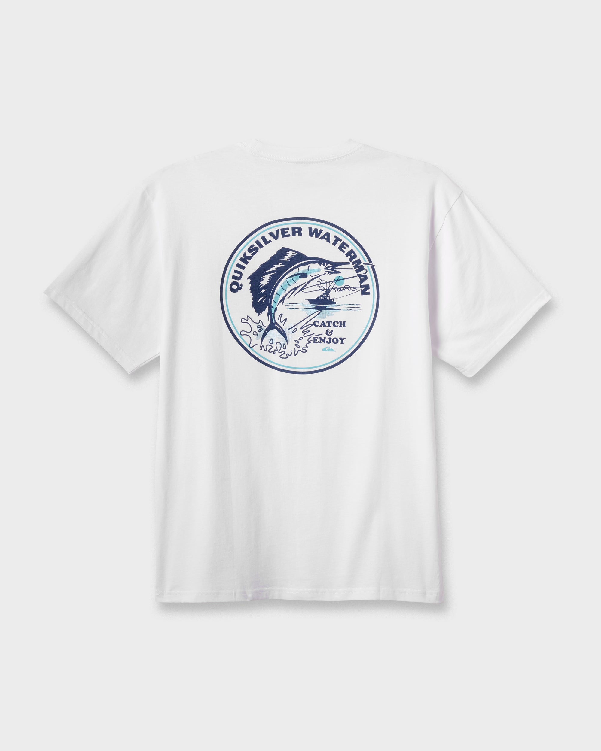 Waterman Catch & Release Classic T-shirt - White - Image 6