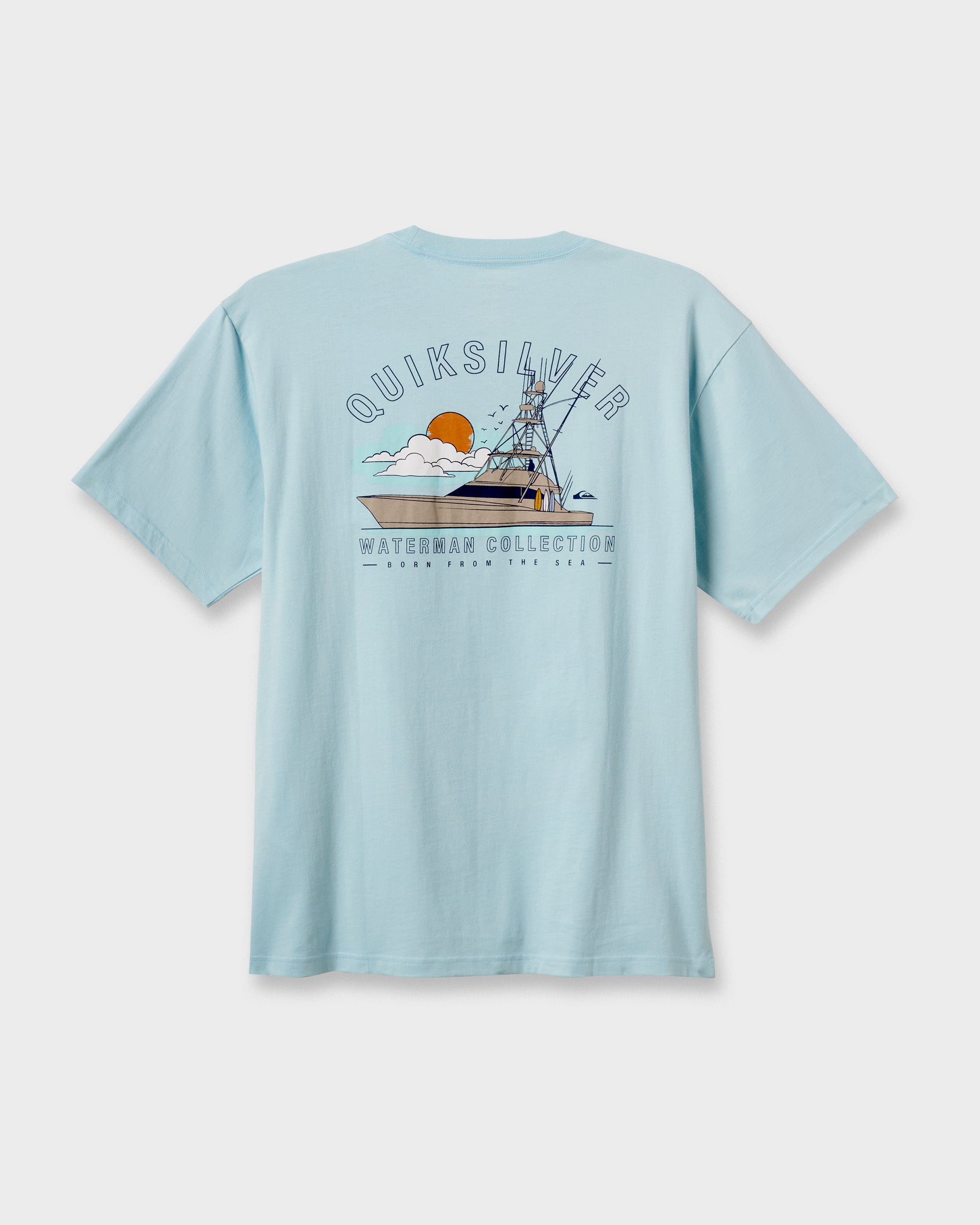 Waterman The Rig Classic T-shirt - Sterling Blue - Image 6