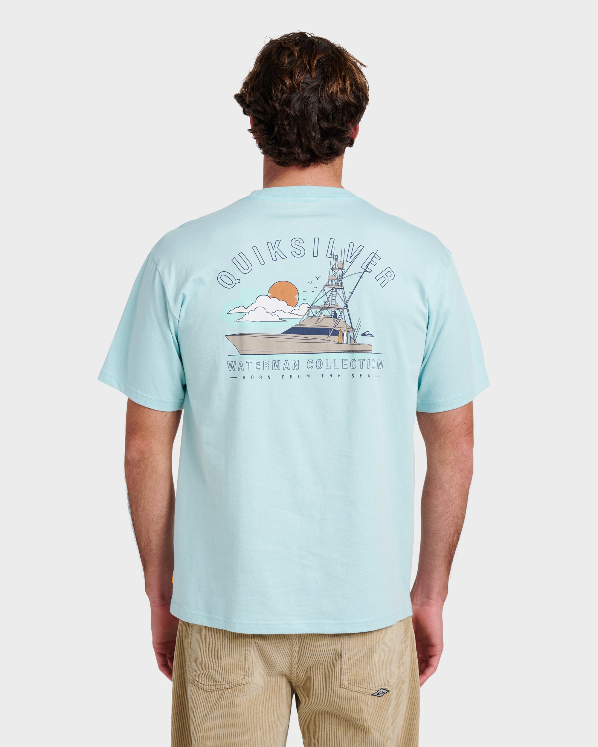 Waterman The Rig Classic T-shirt - Sterling Blue - Image 2