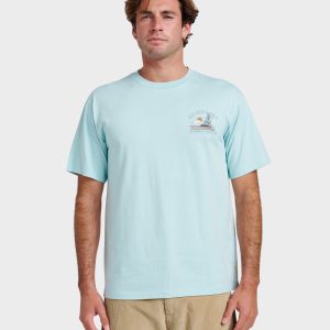 Waterman The Rig Classic T-shirt - Sterling Blue