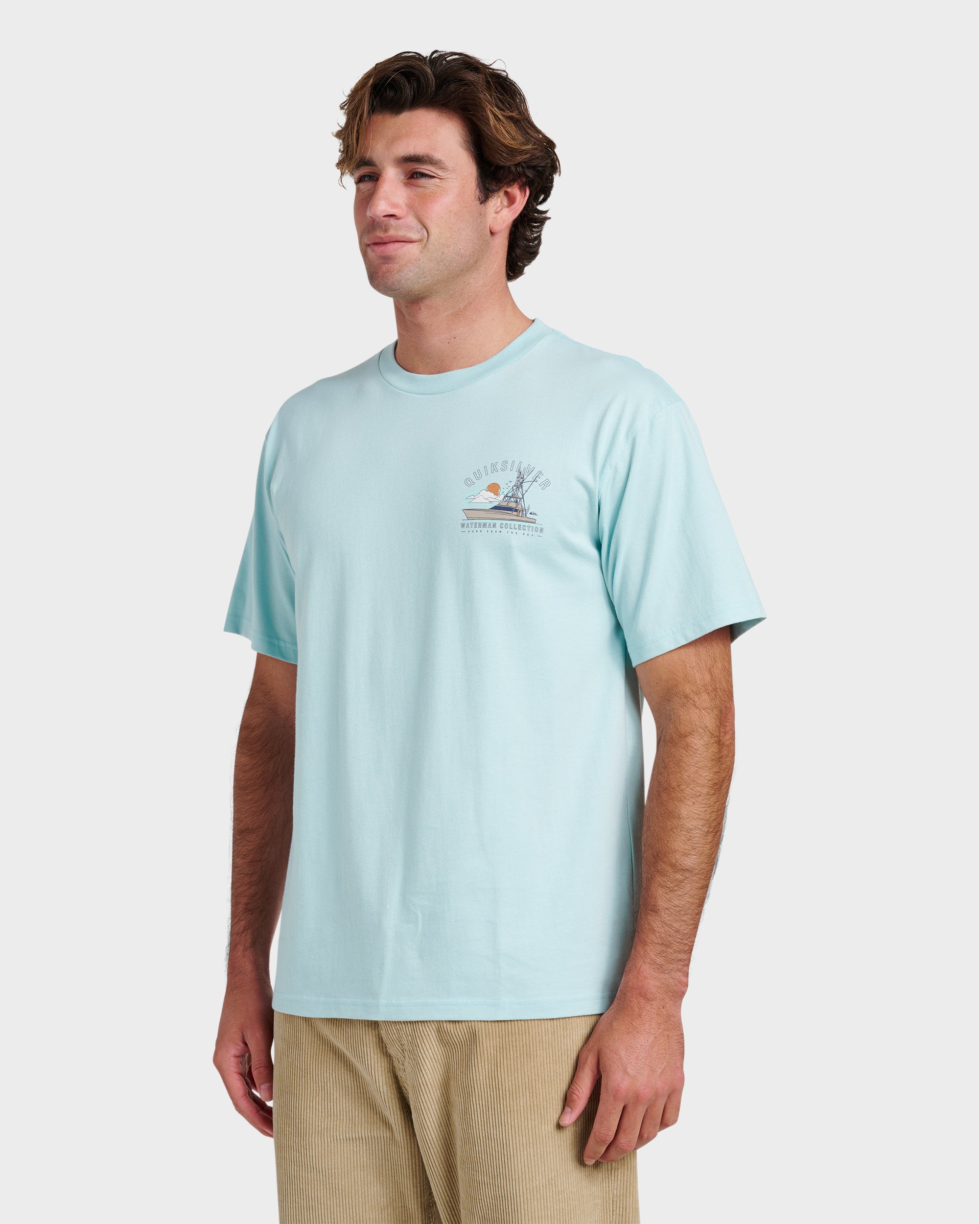 Waterman The Rig Classic T-shirt - Sterling Blue - Image 3