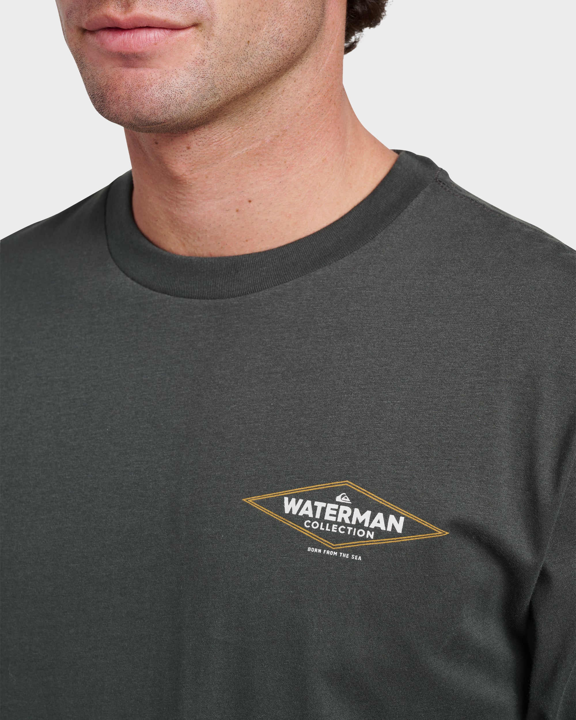 Waterman Diamond Classic T-shirt - Phantom - Image 4