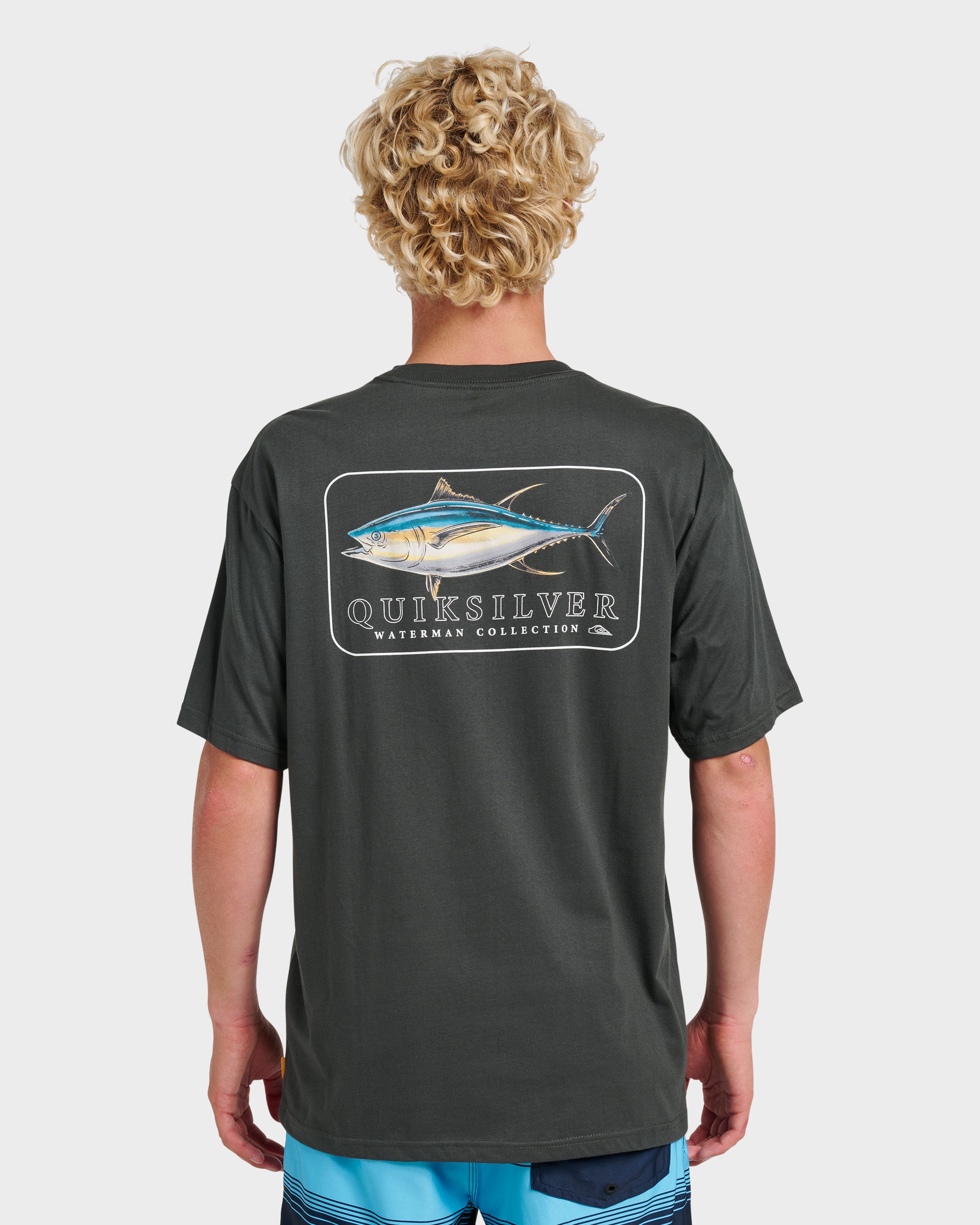 Waterman Yellowfinner Classic T-shirt - Phantom - Image 2