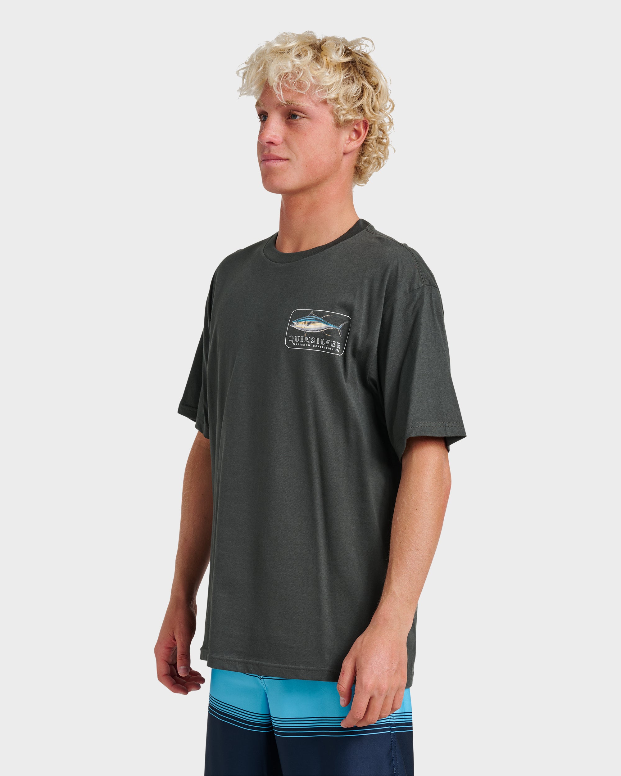 Waterman Yellowfinner Classic T-shirt - Phantom - Image 3