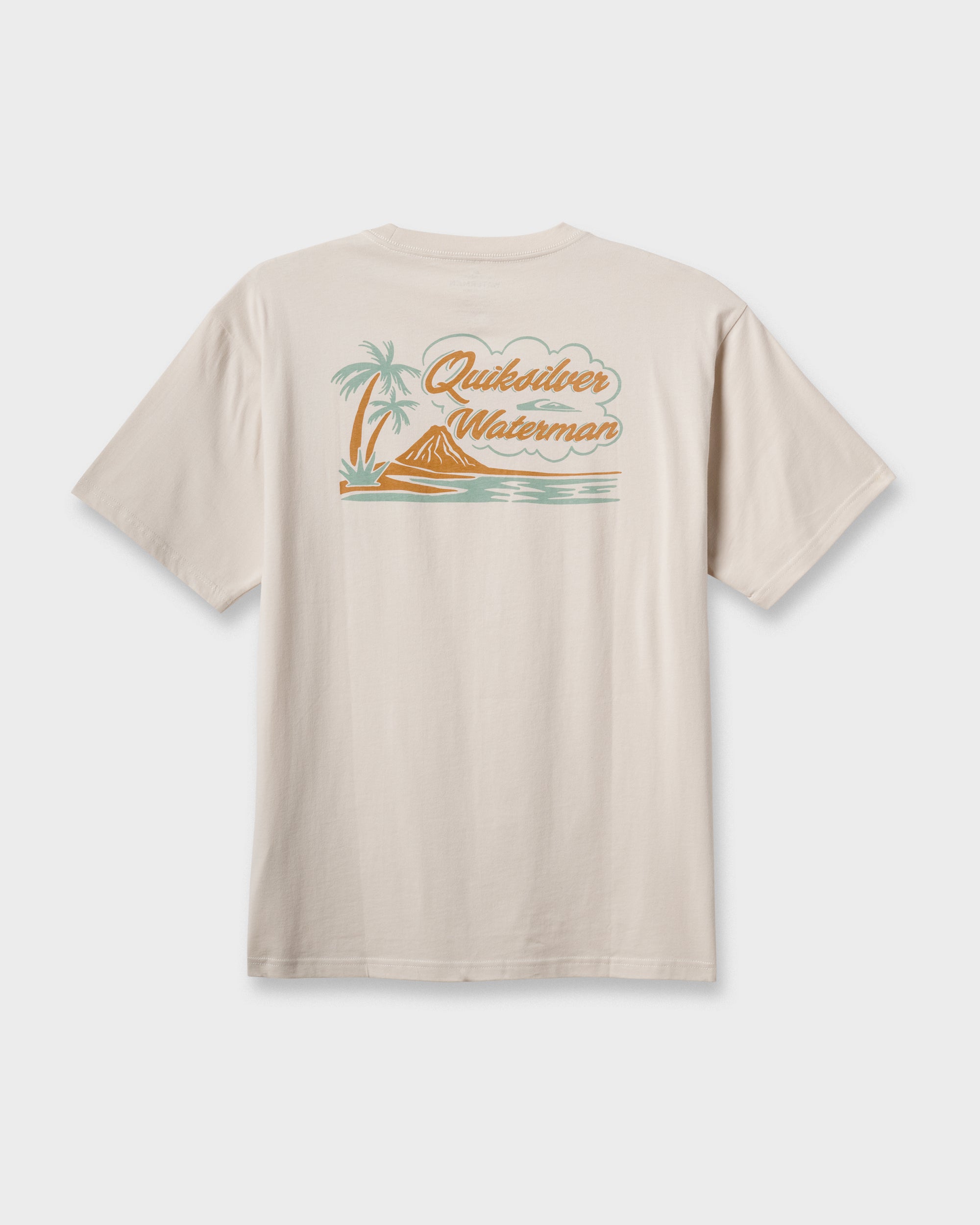 Waterman Tropic Island Classic T-shirt - Moonbeam - Image 2