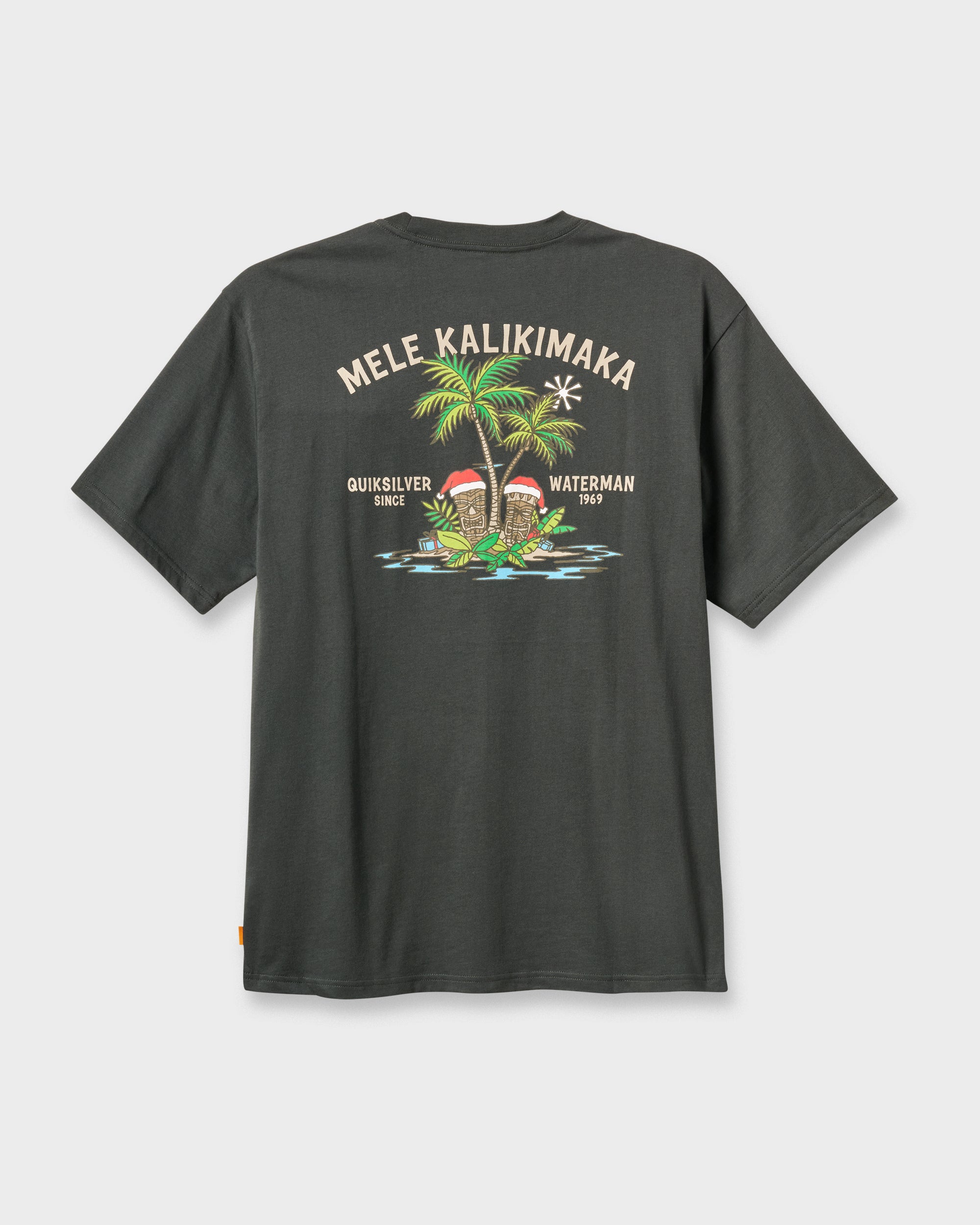 Waterman Tiki Holiday Classic T-shirt - Phantom - Image 6