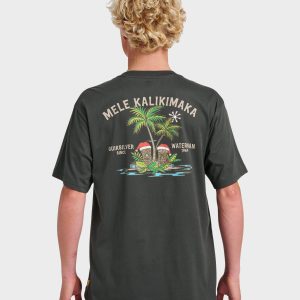 Waterman Tiki Holiday Classic T-shirt - Phantom