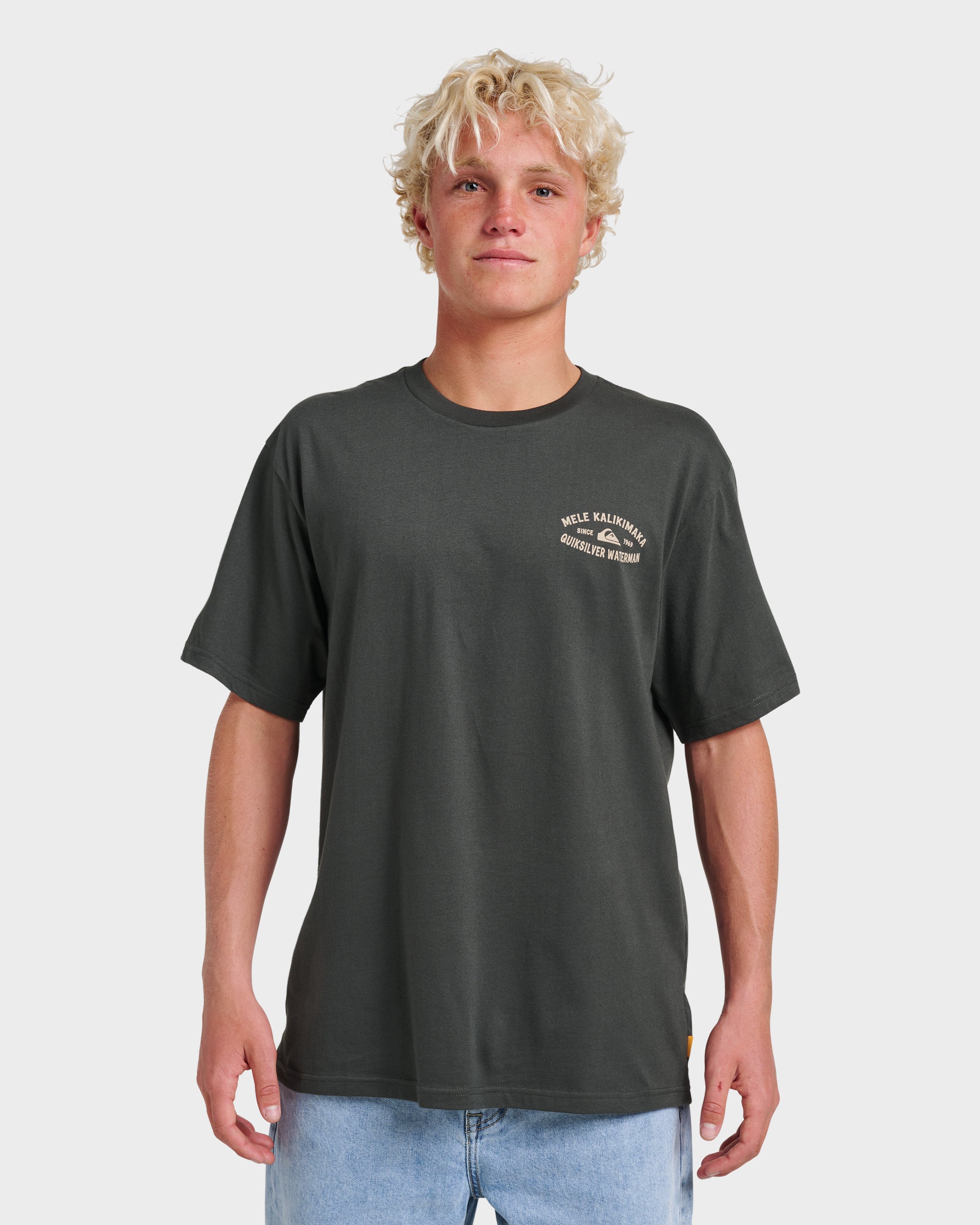 Waterman Tiki Holiday Classic T-shirt - Phantom - Image 2