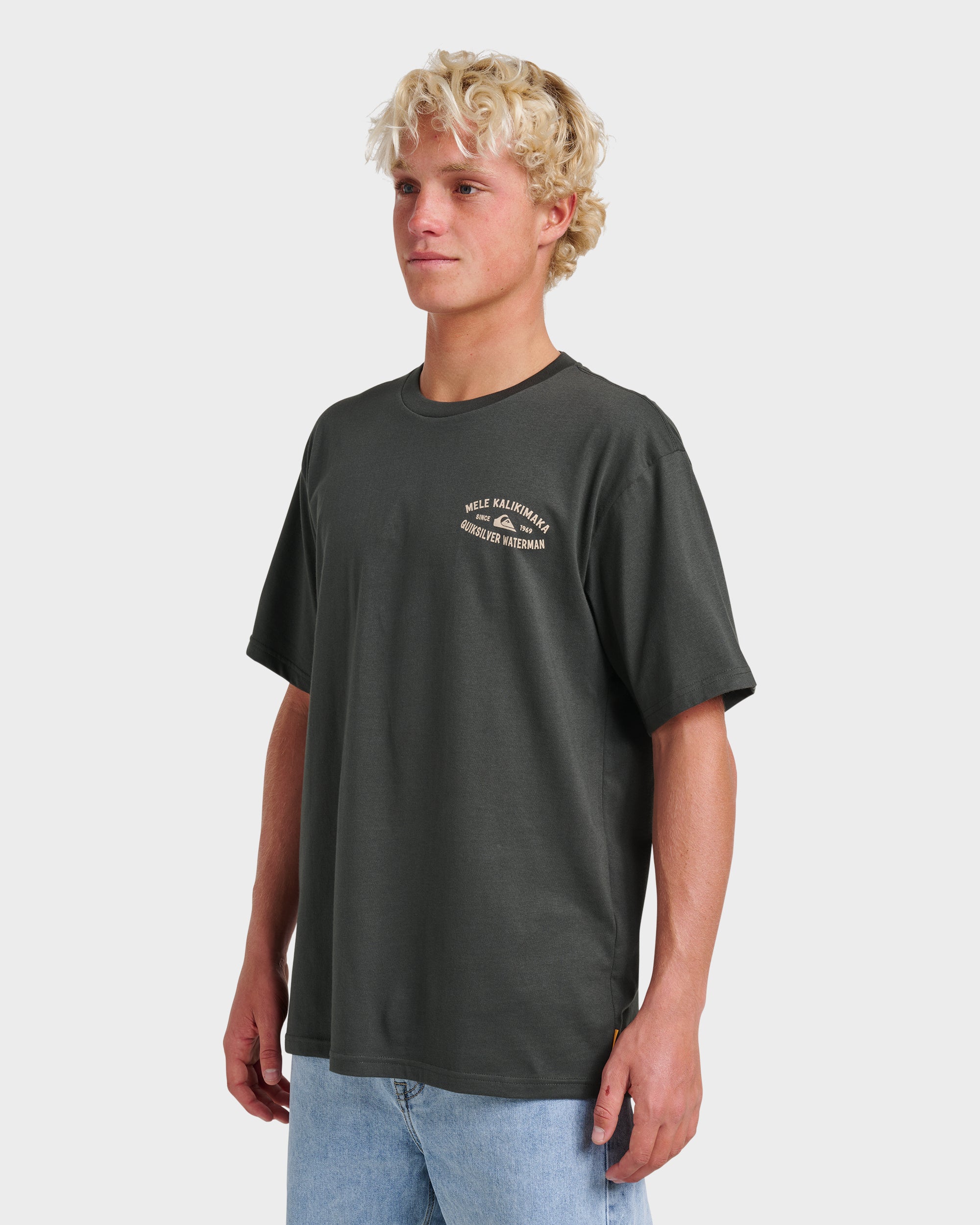 Waterman Tiki Holiday Classic T-shirt - Phantom - Image 3