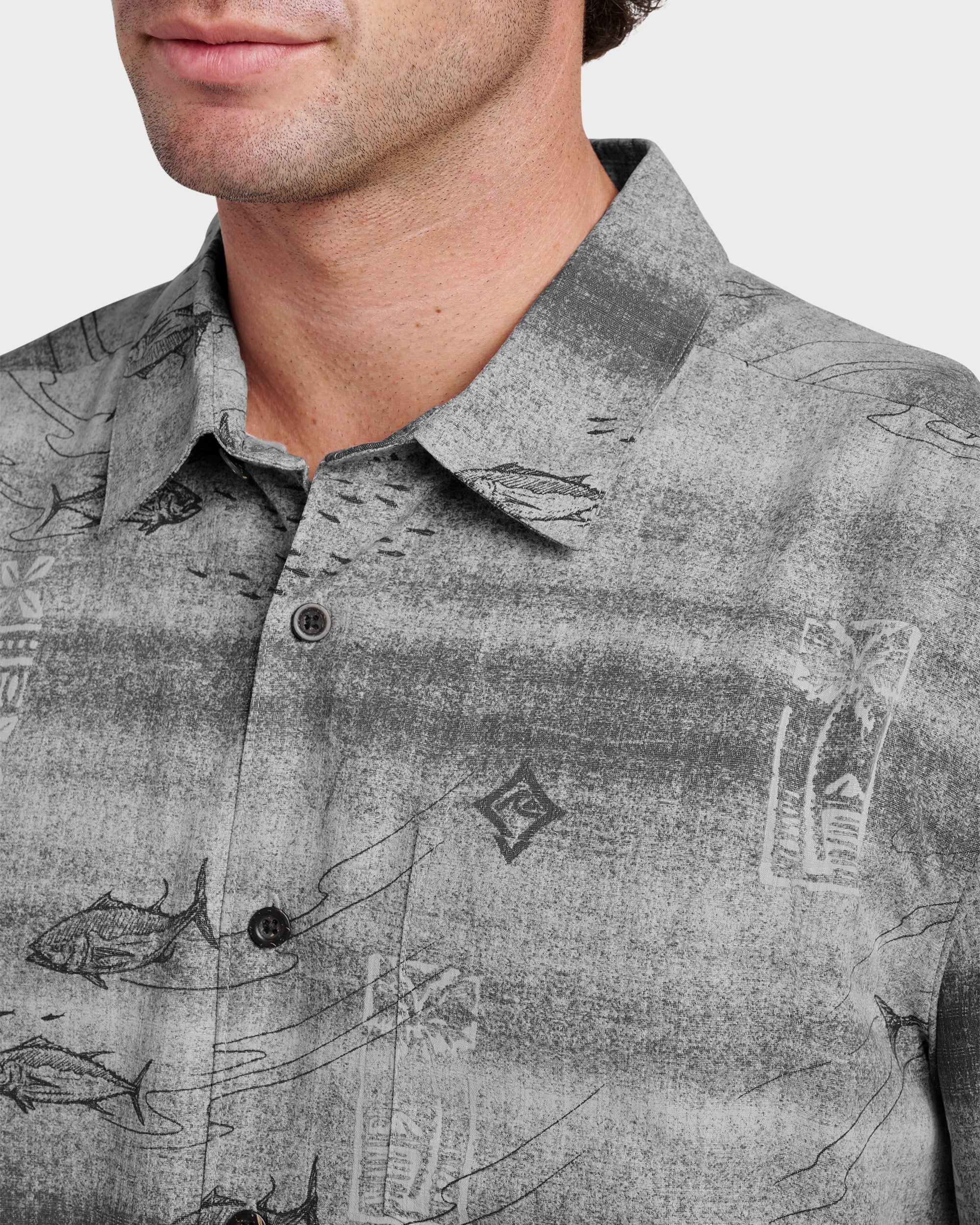 Waterman Go Fish Shirt - Phantom - Image 4