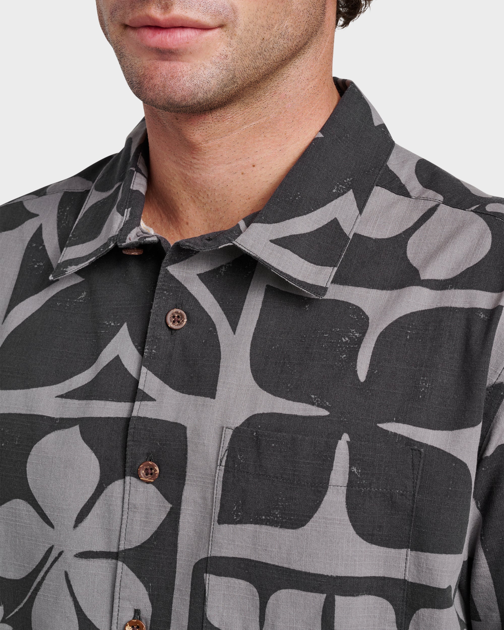 Waterman Tiki Island Shirt - Phantom - Image 4