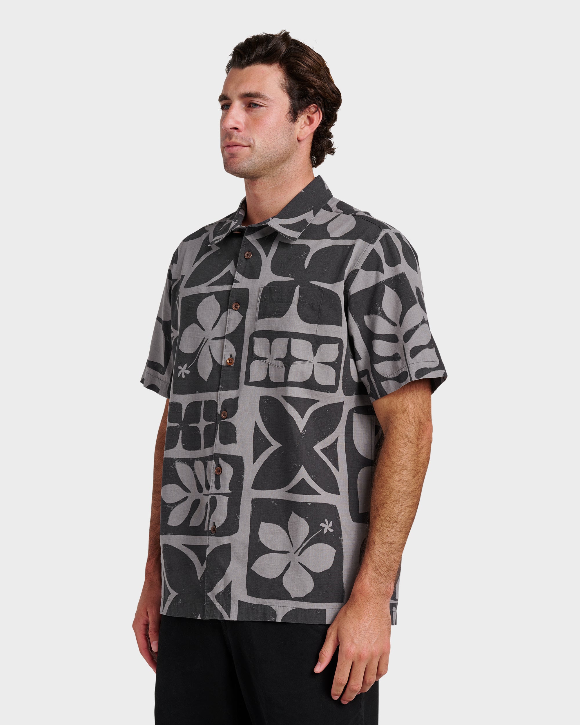 Waterman Tiki Island Shirt - Phantom - Image 3