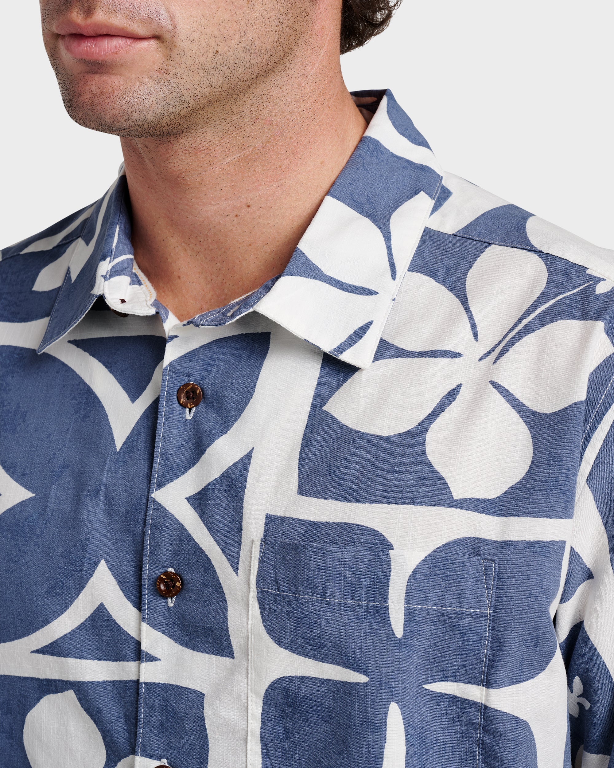 Waterman Tiki Island Shirt - Flint Stone - Image 4