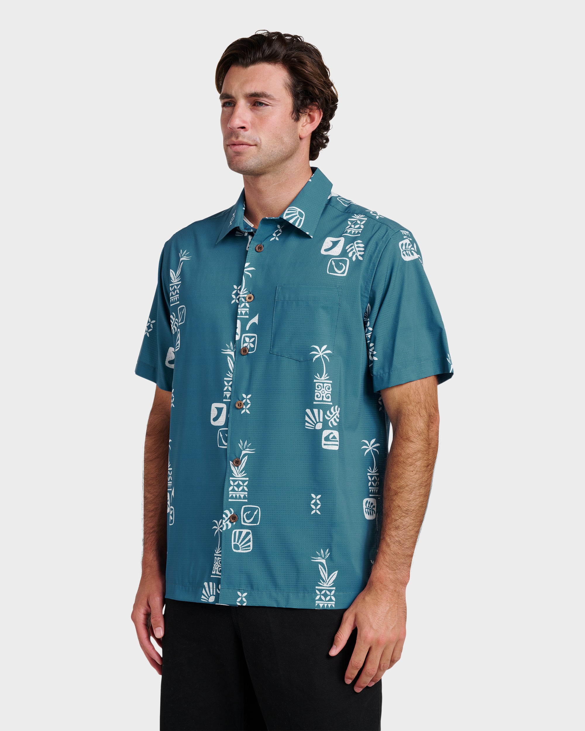 Waterman Mystic Fin Shirt - Real Teal - Image 3