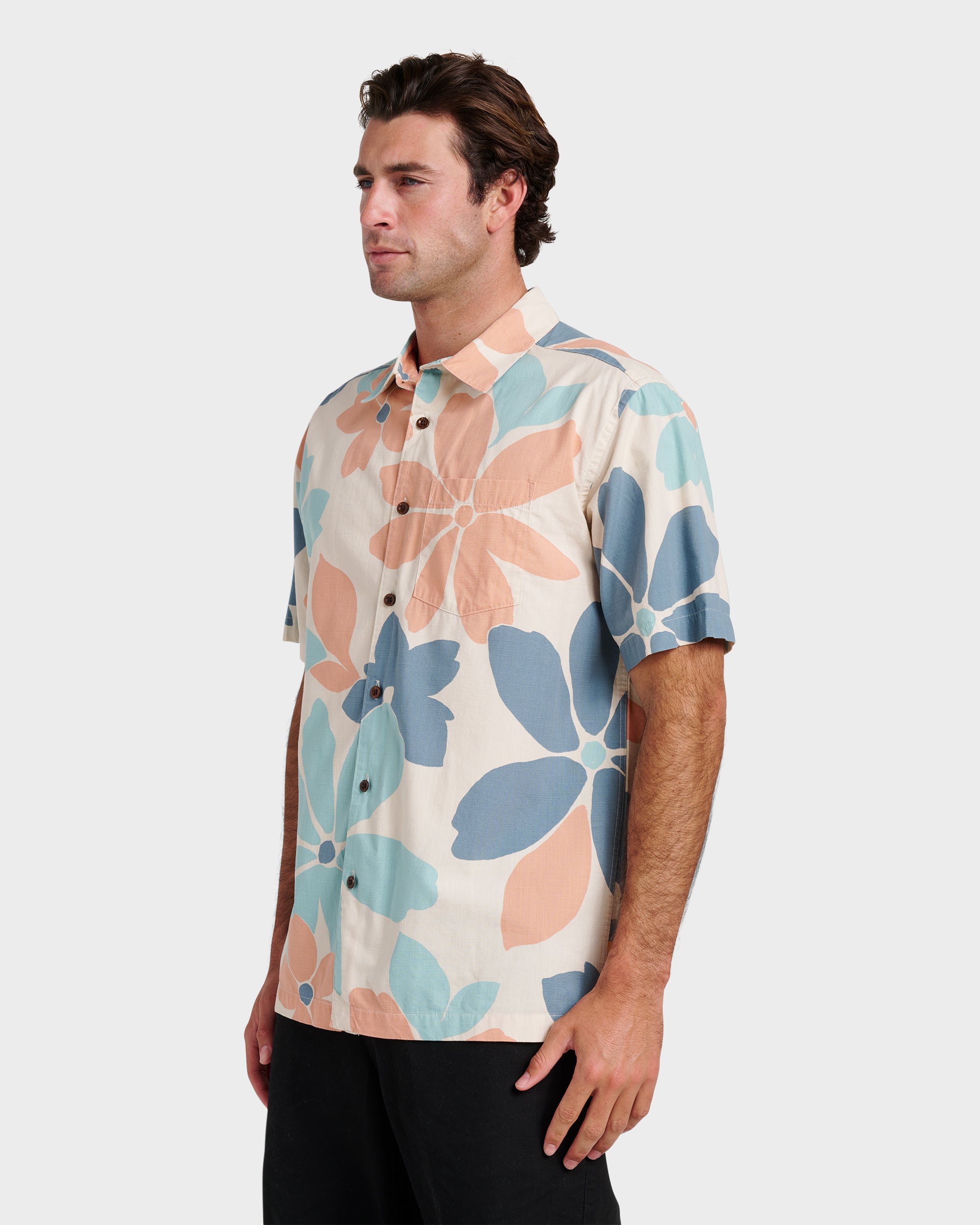 Waterman Flower Power Shirt - Moonbeam - Image 3