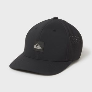 Beach Head Tech Fabric Snapback Hat - Black