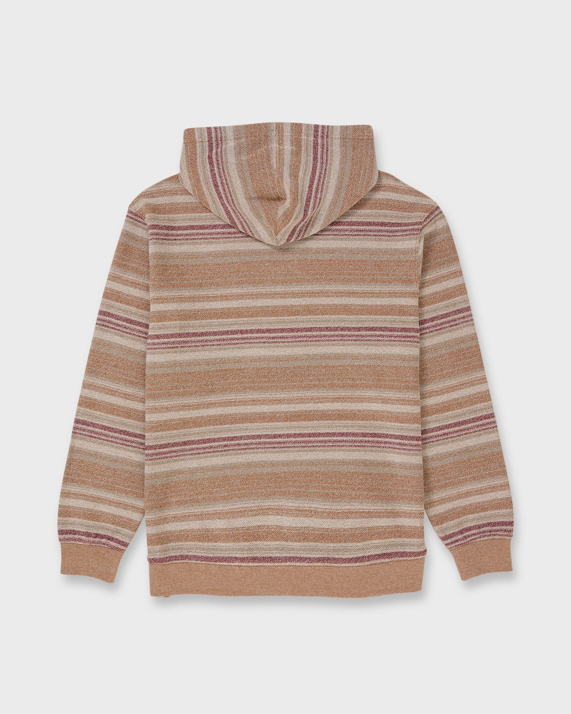 Great Otway Yarn-Dyed Stripe Pullover Hoodie - Bone White - Image 7