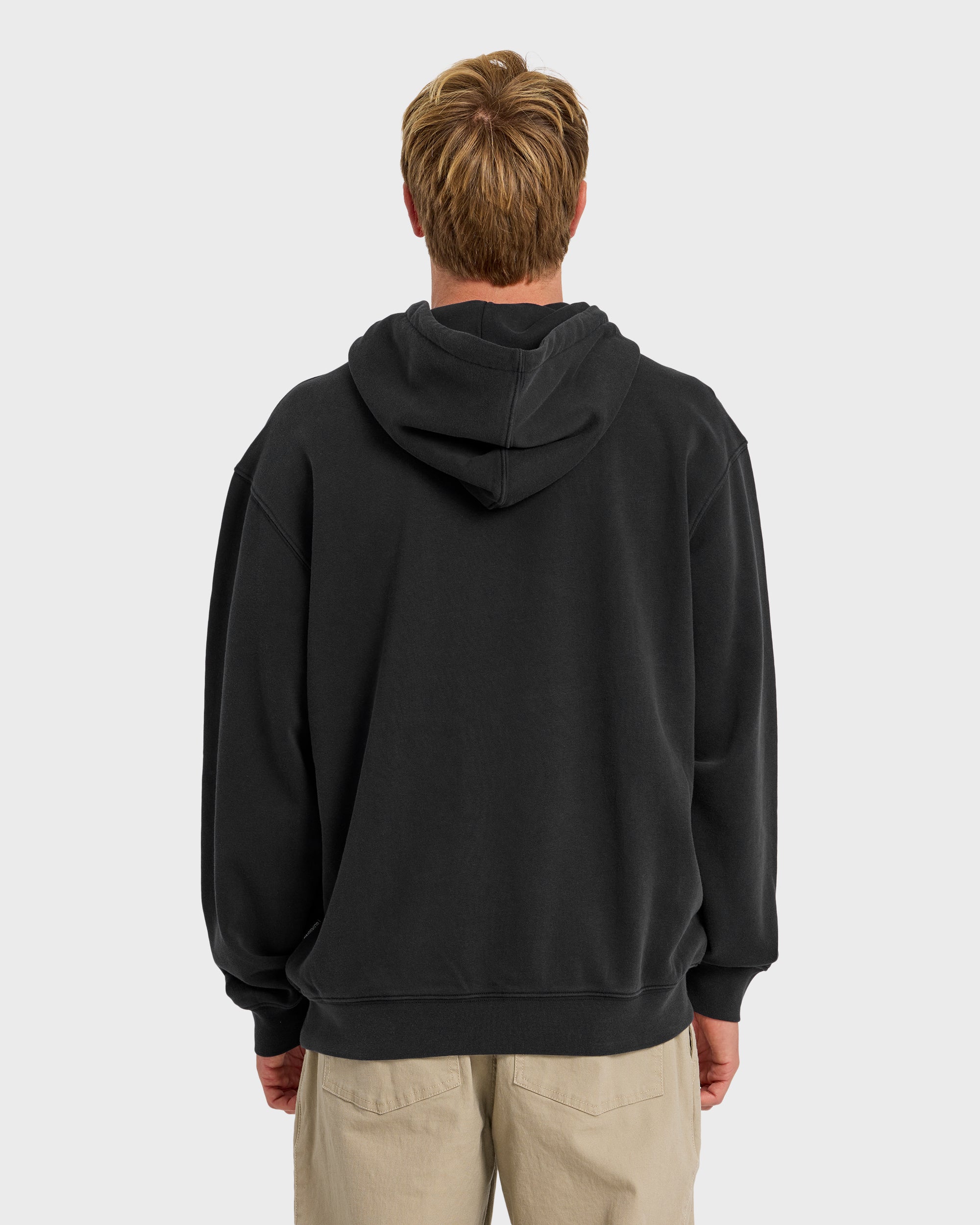 Saltwater Mineral Wash Pullover Hoodie - Anthracite - Image 2
