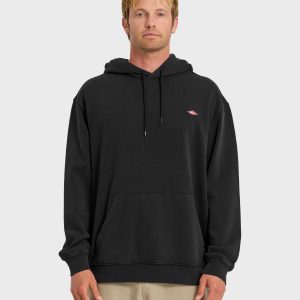 Saltwater Mineral Wash Pullover Hoodie - Anthracite