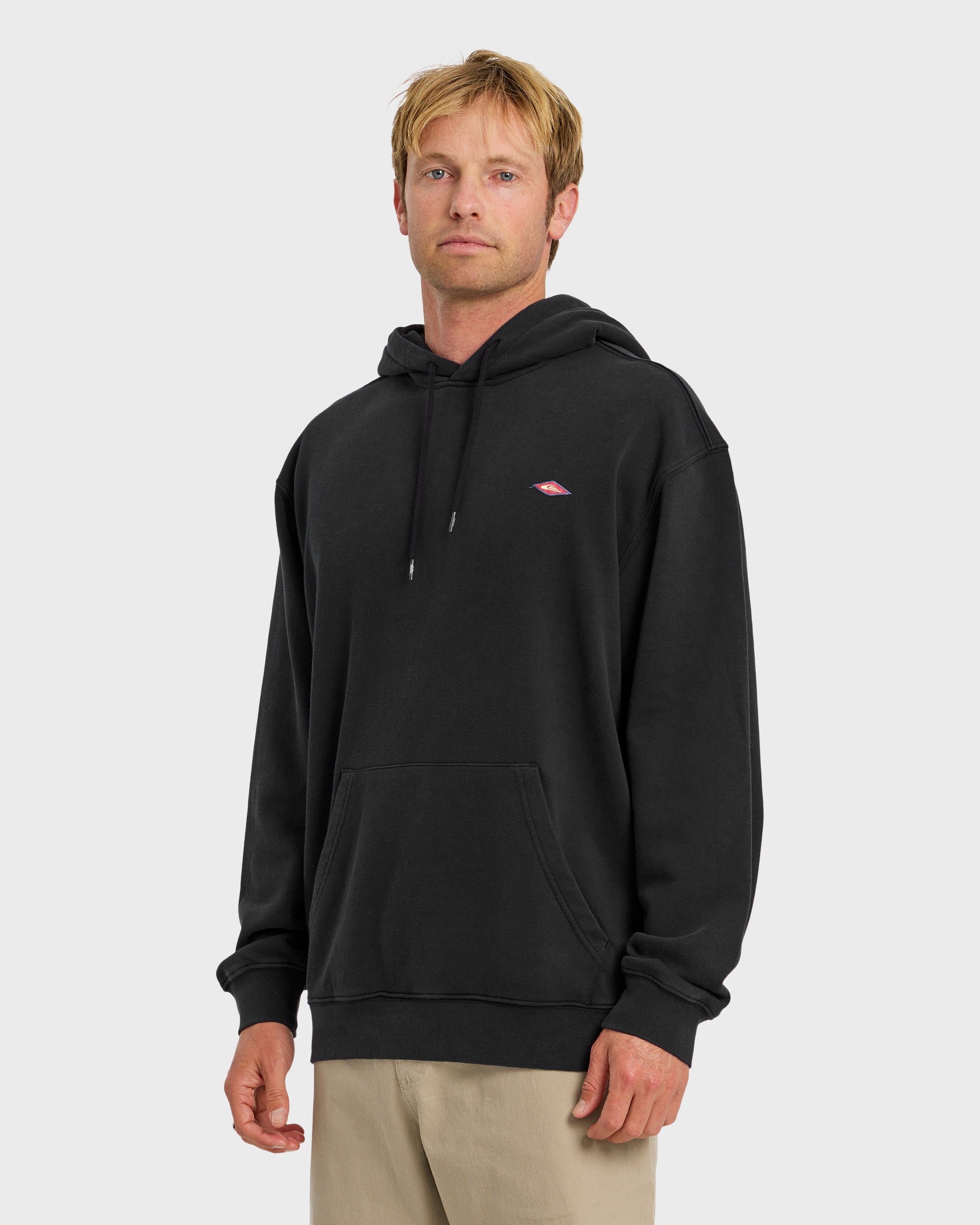 Saltwater Mineral Wash Pullover Hoodie - Anthracite - Image 4