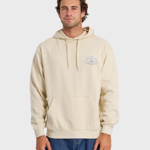 Graphic Pullover Hoodie - Bone White